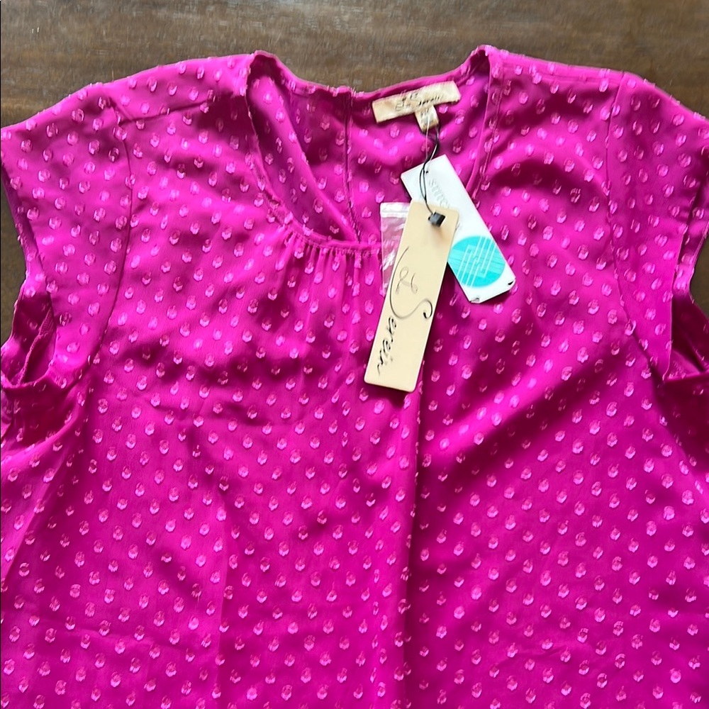 Vibrant Pink Blouse from Stitch Fix